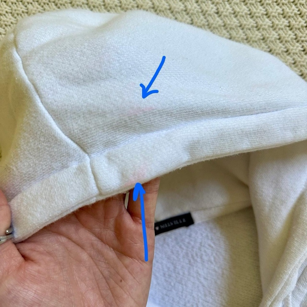 Brandy Melville Cropped Zip-up Hoodie - Picture 4 of 6